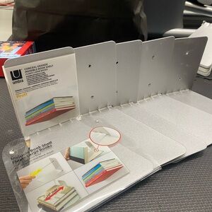 Umbra Conceal Grande Invisible Book Shelf - Silver - Set of 5.